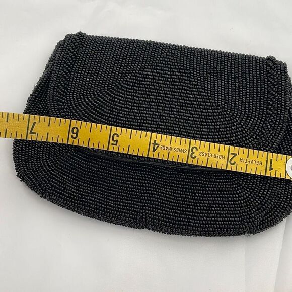 Vintage Richere’ by Walborg Black beaded clutch - Picture 5 of 9